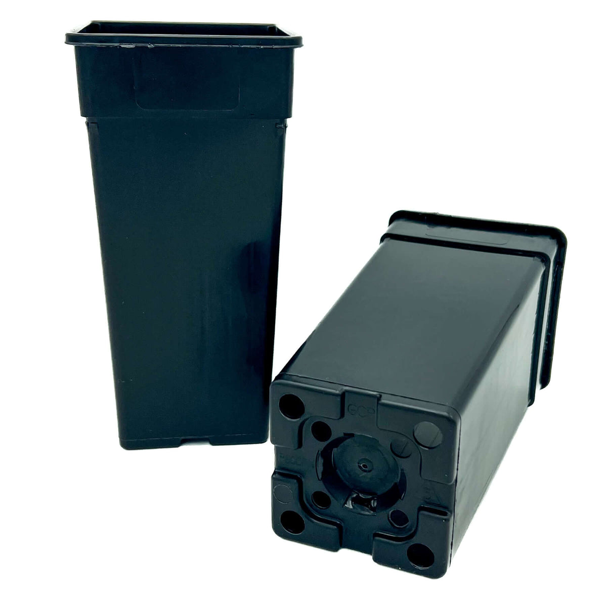 Square Plastic Tube Pot 90mm - Pack of 10