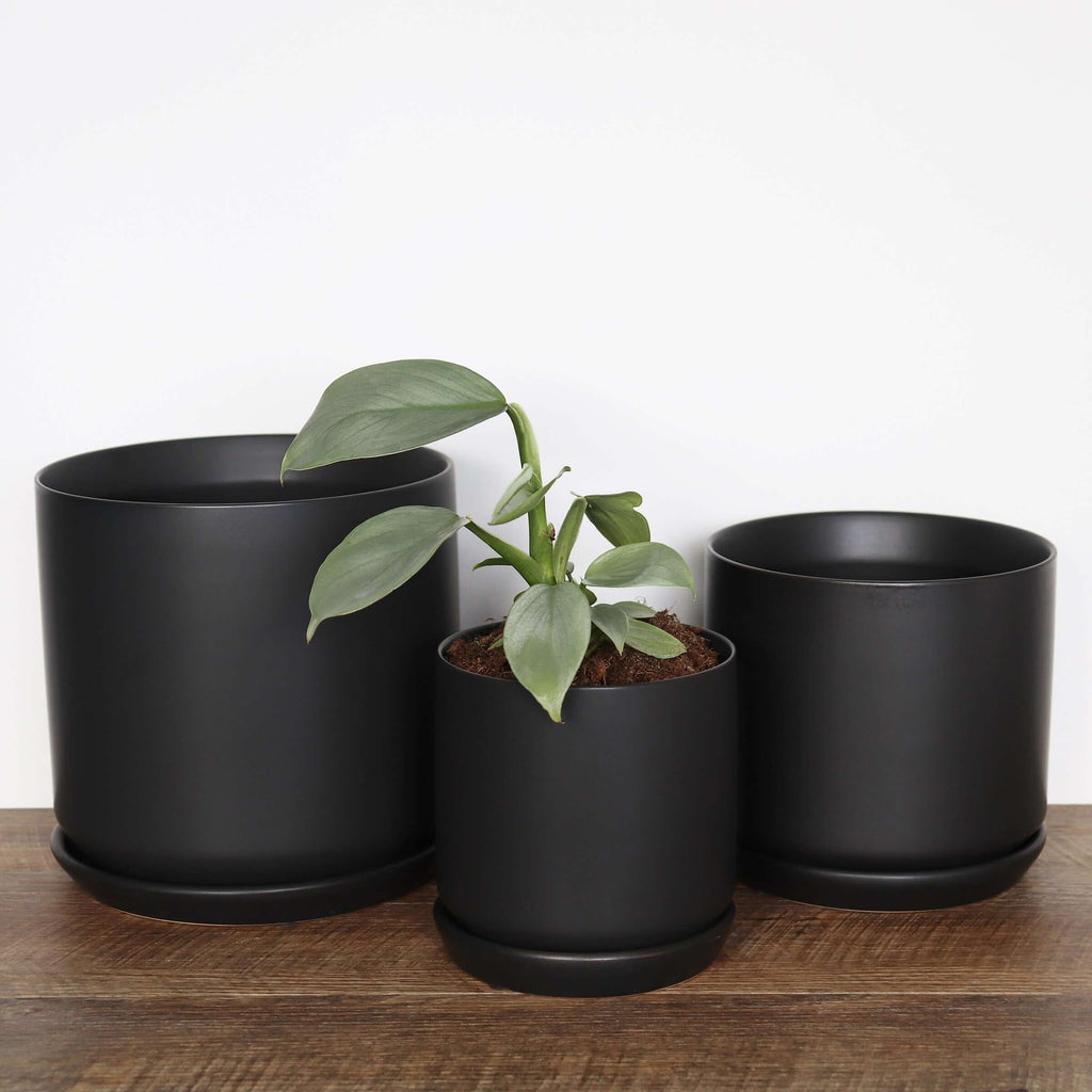 Small Black Pot | Plant Pots | Chalet Boutique - Australia